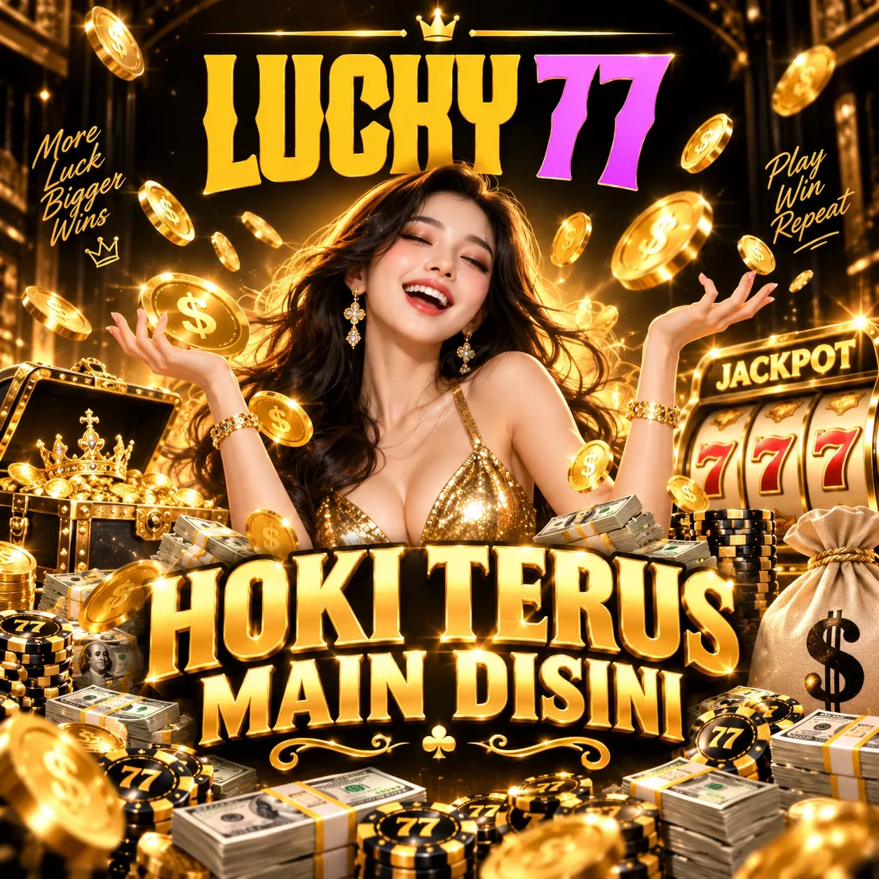 Situs Slot Lucky77 Indonesia – Bocoran RTP, Jam Gacor, dan Daftar Resmi
